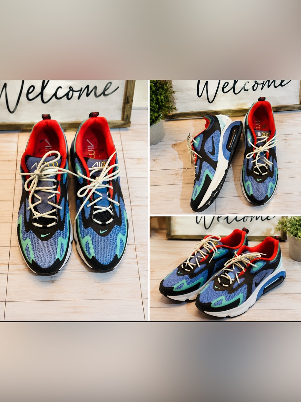 Nike Air Max 200 Royal Pulse/Oil Grey Multicolor Sneakers